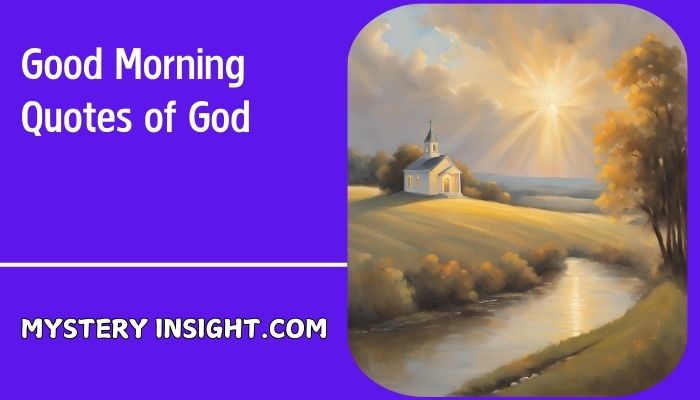 Good Morning Quotes of God